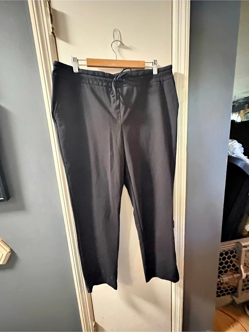 Dalia Black Straight Leg Pants Size XL Like New